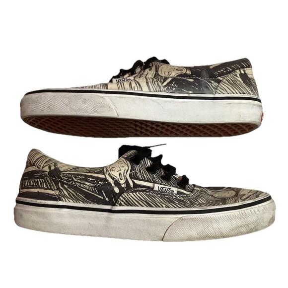 Vans x Moma Unisex Lace-up Sneakers The Scream by Edward Munch Size W6.5 M5 - Picture 15 of 15